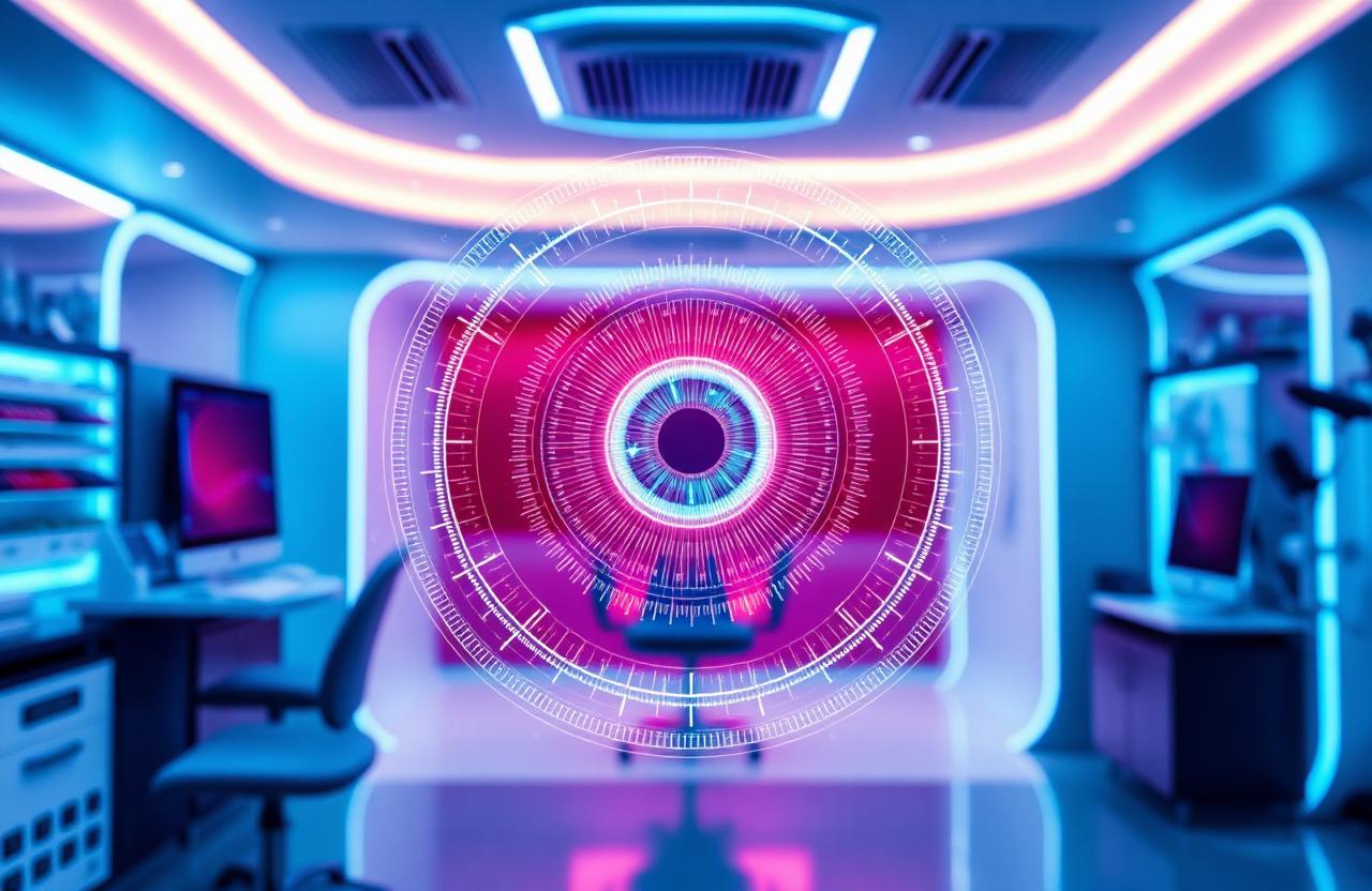 VisionTrac AI eye care clinic with AI vision technology